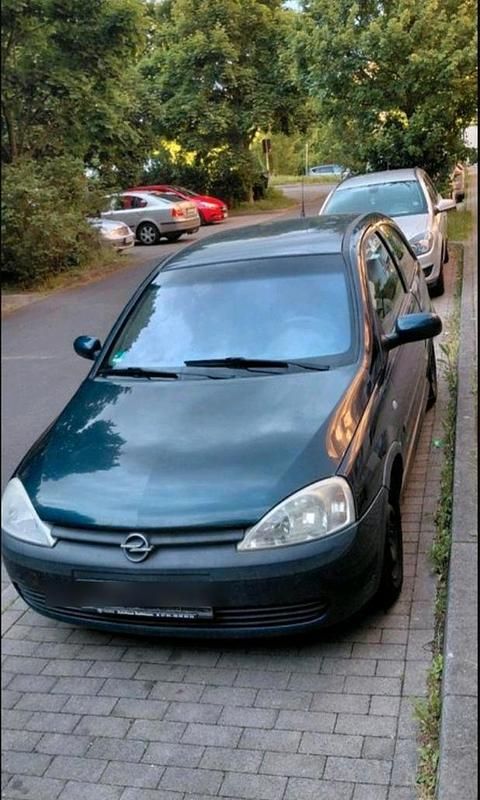 Blau Gebraucht 2003 Opel Corsa Kleinwagen | 250 € (Superpreis) - Bild 1/4