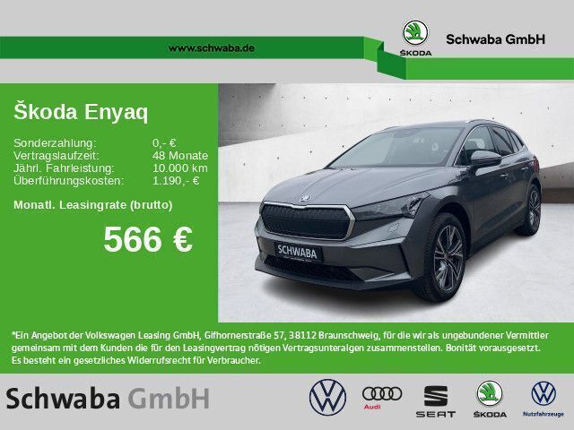 Grau Neu 2025 Skoda Enyaq iV SUV | 51.460 € (Fairer Preis) - Bild 1/4