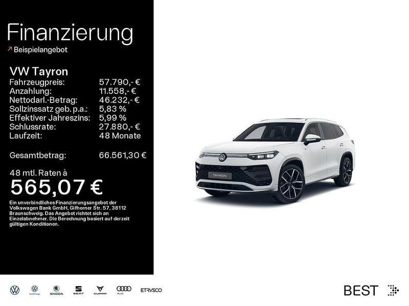 Weiß Gebraucht 2025 VW Tayron R-line SUV | 57.790 € (Fairer Preis) - Bild 1/4