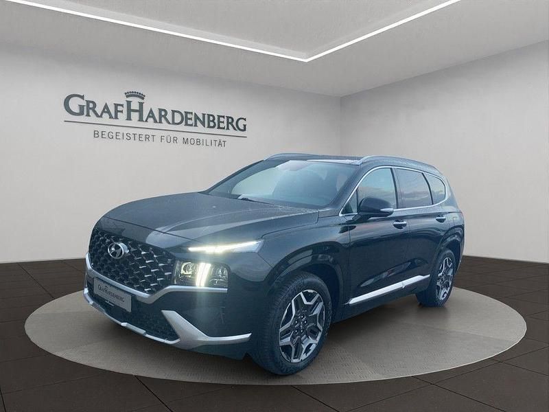 Schwarz Gebraucht 2022 Hyundai Santa Fe Signature SUV | 38.790 € (Teuer) - Bild 1/4