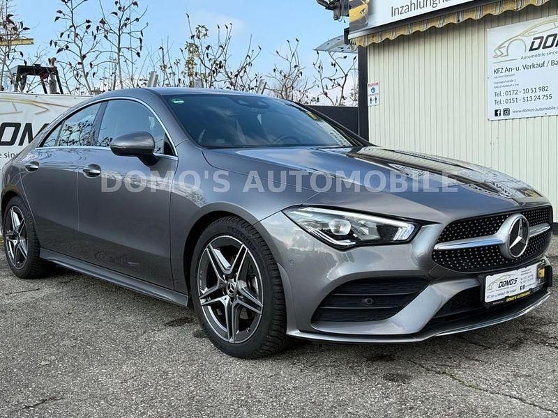 Mountaingrau met. Gebraucht 2023 Mercedes CLA200 AMG line Limousine | 29.990 € (Guter Preis) - Bild 1/4