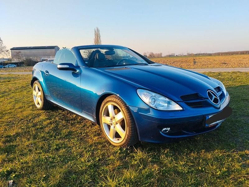 Gebraucht Mercedes SLK280 231 PS (169 kW) 2007 Blau Cabrio