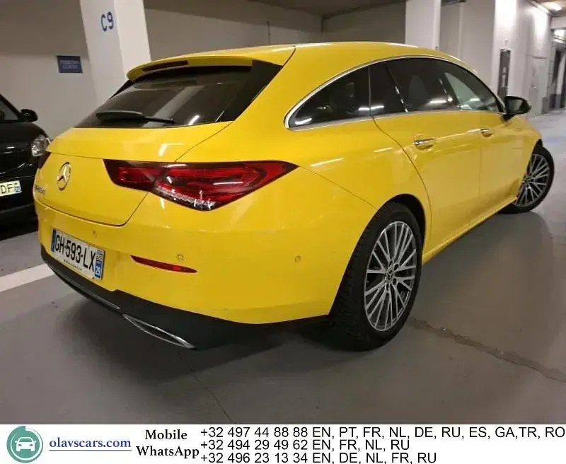 Gebraucht Mercedes CLA200 Shooting Brake Progressive 150 PS (110 kW) 2022 Gelb Kombi