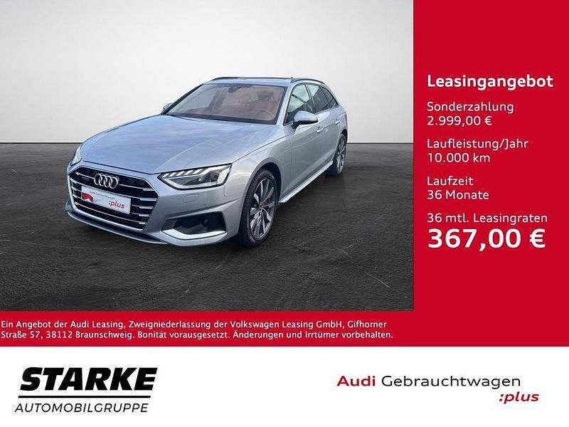 Florettsilber metallic Gebraucht 2021 Audi A4 Advanced Kombi | 29.990 € (Fairer Preis) - Bild 1/4