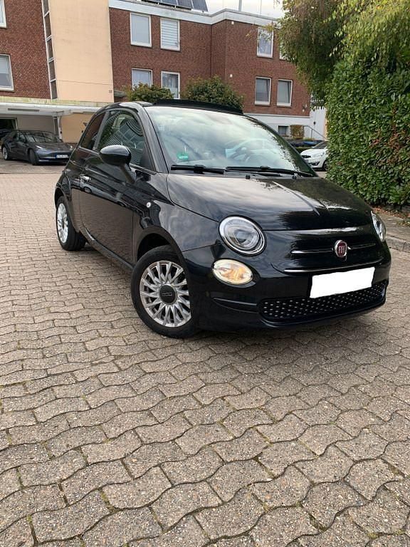 Schwarz Gebraucht 2020 Fiat 500C Lounge Cabrio | 9.999 € (Guter Preis) - Bild 1/4