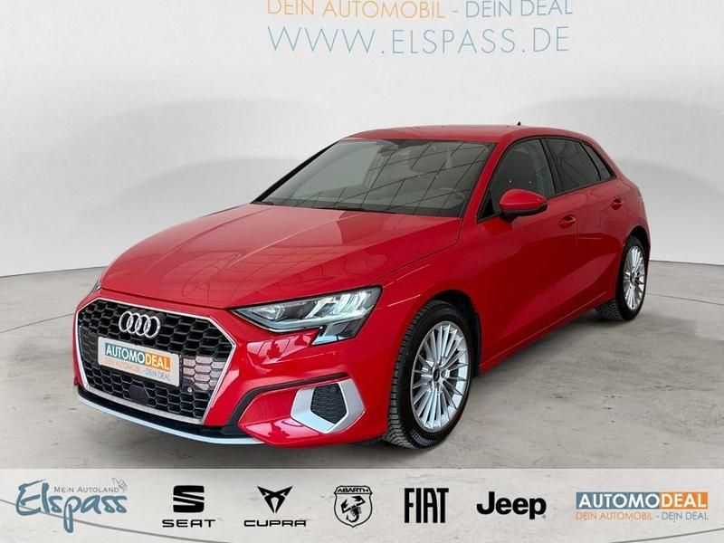 Usata Audi A3 Advanced 150 CV (110 kW) 2020 Rosso Berlina