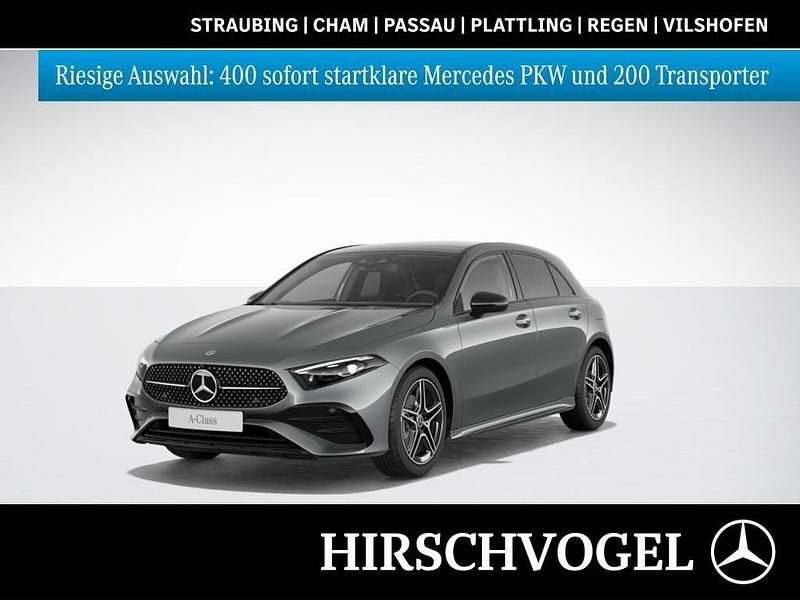 Metalliclack mountaingrau Gebraucht 2024 Mercedes A180 AMG Line Premium Plus Limousine | 35.600 € (Teuer) - Bild 1/4