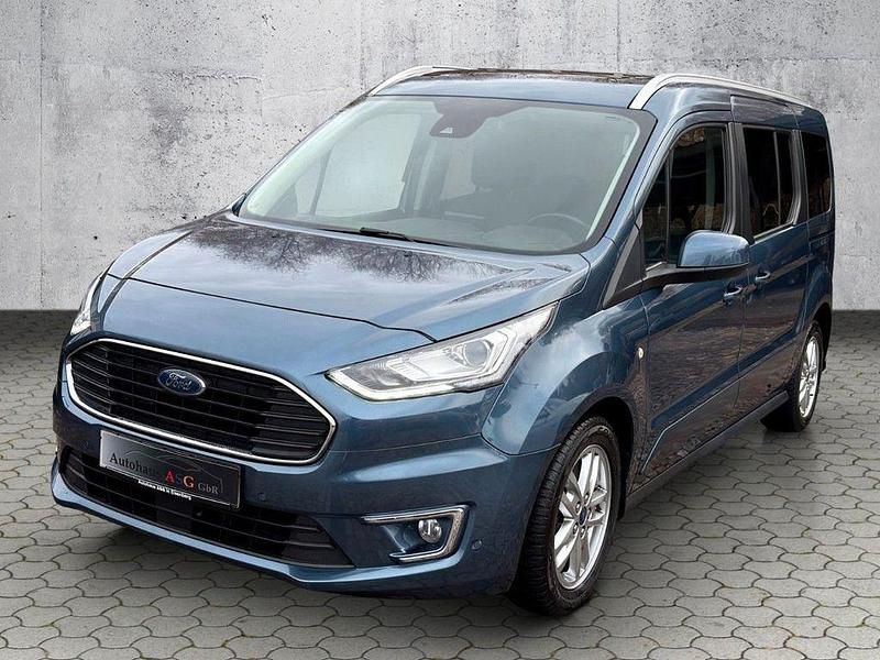 Blau Gebraucht 2019 Ford Grand Tourneo Connect Titanium Limousine | 18.990 € (Fairer Preis) - Bild 1/4