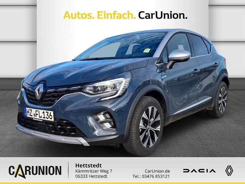 Rauchblau, highlandgrau metallic (blau) Gebraucht 2024 Renault Captur Techno SUV | 26.990 € (Etwas zu teuer) - Bild 1/4