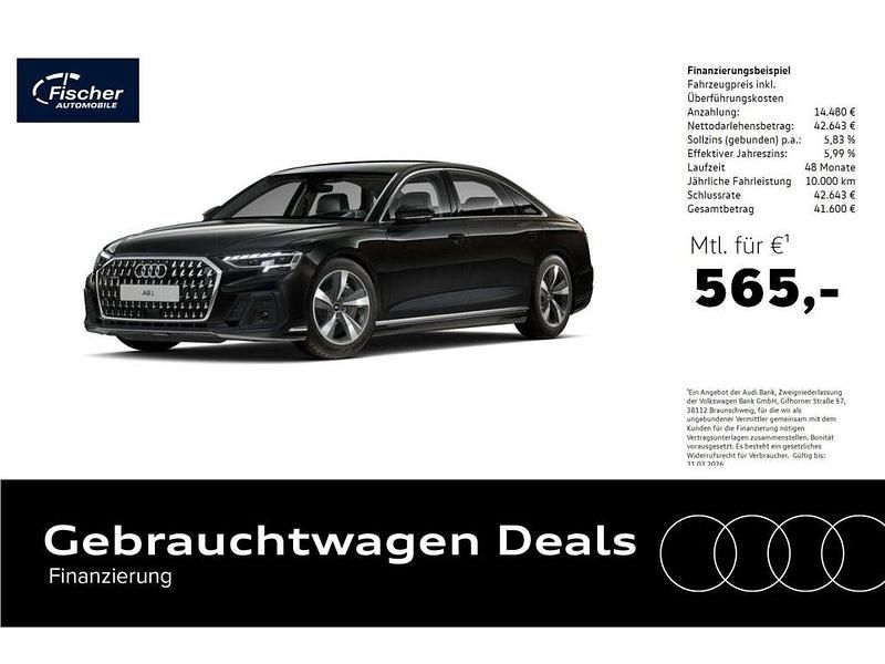 Gebraucht Audi A8L Ambiente 462 PS (339 kW) 2025 Mythosschwarz metallic Limousine