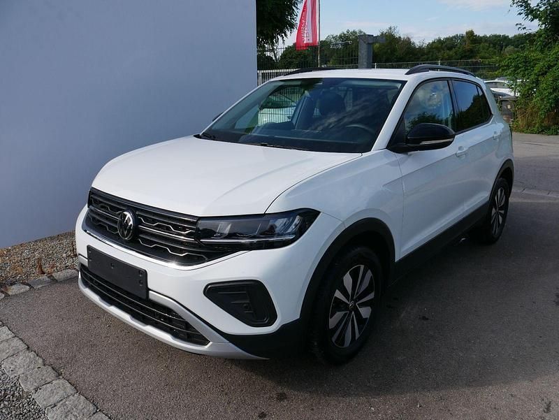 Pure white Gebraucht 2024 VW T-Cross Goal SUV | 25.590 € (Guter Preis) - Bild 1/4
