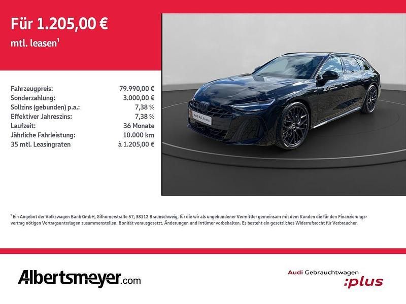 Mythosschwarz metallic Gebraucht 2025 Audi A6 Ambiente Kombi | 79.990 € (Teuer) - Bild 1/4