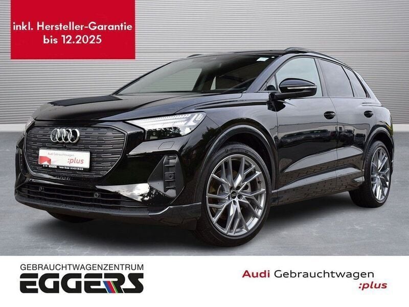 Mythosschwarz metallic Gebraucht 2023 Audi Q4 e-tron Advanced SUV | 46.790 € - Bild 1/4