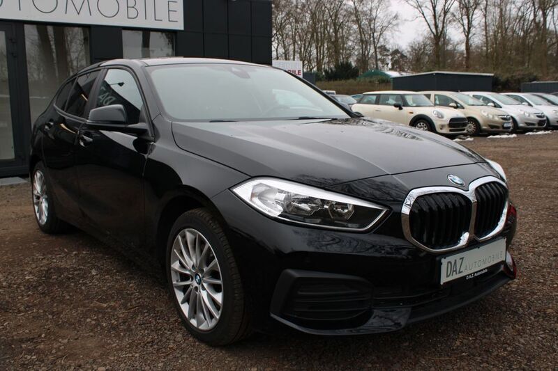 Schwarz Gebraucht 2021 BMW 118 Advantage Kleinwagen | 17.495 € (Fairer Preis) - Bild 1/4