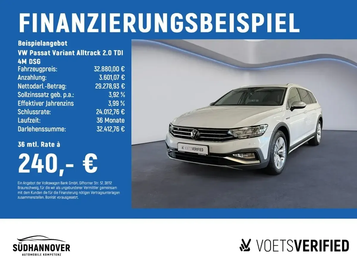 Brugt VW Passat Alltrack 200 HK (147 kW) 2024 Hvid Stationcar