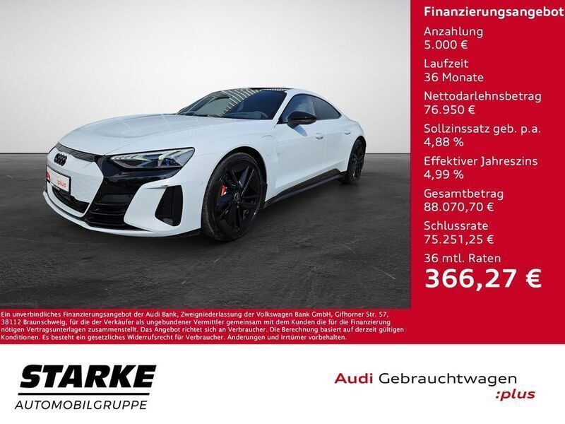 Suzukagrau metallic Gebraucht 2023 Audi RS e-tron GT Sport Limousine | 81.950 € (Fairer Preis) - Bild 1/4