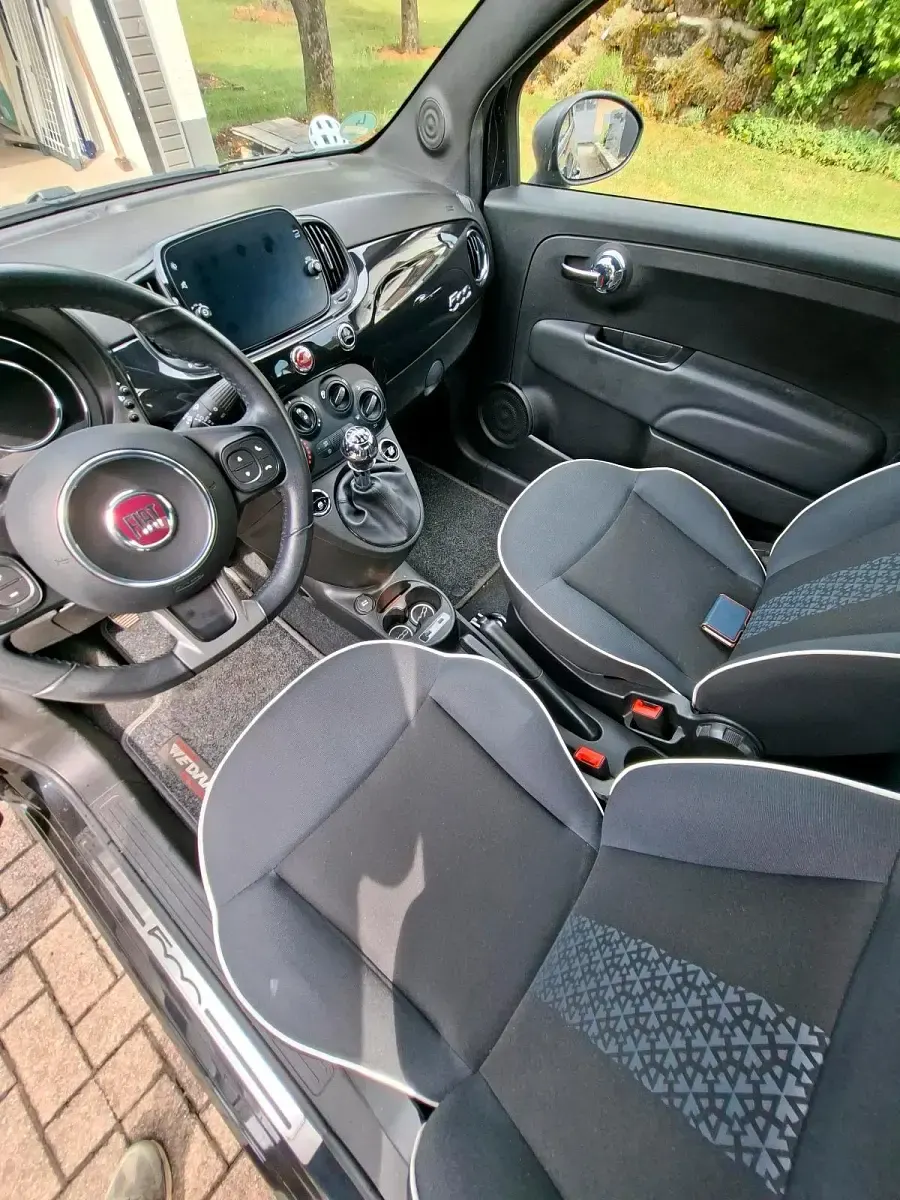 Gebraucht Fiat 500 70 PS (51 kW) 2020 Schwarz Kleinwagen