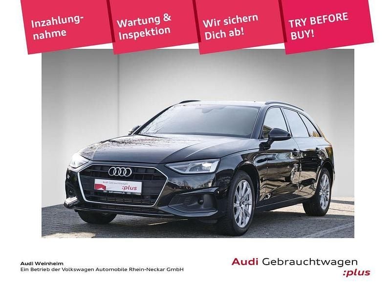 Mythosschwarz metallic Gebraucht 2022 Audi A4 Kombi | 22.399 € (Superpreis) - Bild 1/4