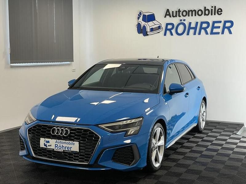 Blau Gebraucht 2022 Audi A3 S-Line | 22.990 € (Fairer Preis) - Bild 1/4