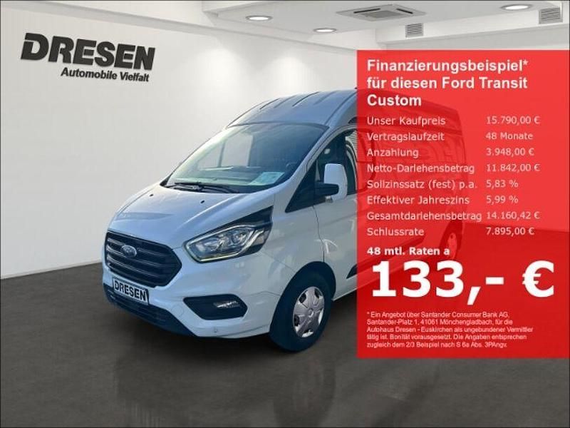 Gebraucht Ford Transit Custom Trend 105 PS (77 kW) 2020 Weiss Van / Kleinbus