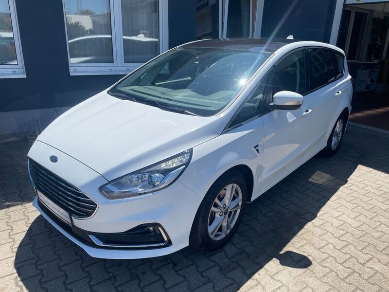 Gebraucht Ford S-MAX Titanium 190 PS (139 kW) 2020 Weiß Van / Kleinbus
