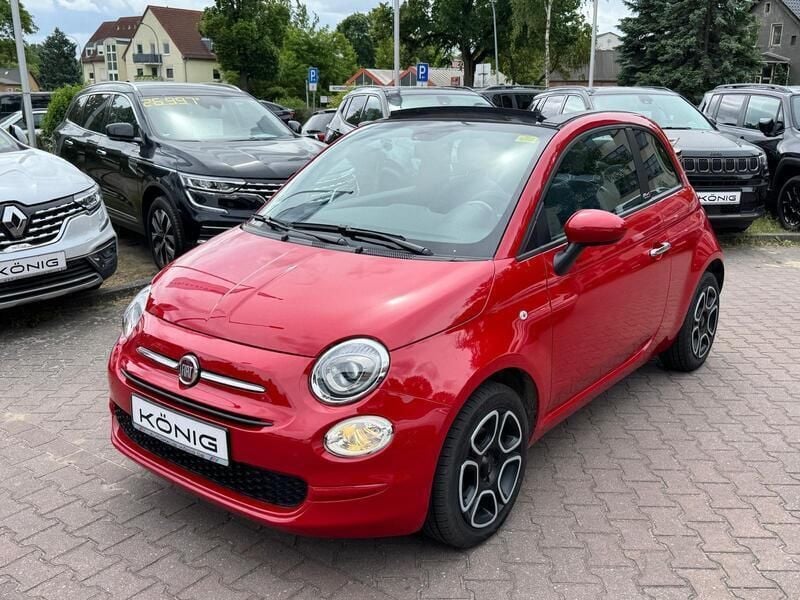 Rot Gebraucht 2023 Fiat 500C Club Cabrio | 12.997 € (Guter Preis) - Bild 1/4
