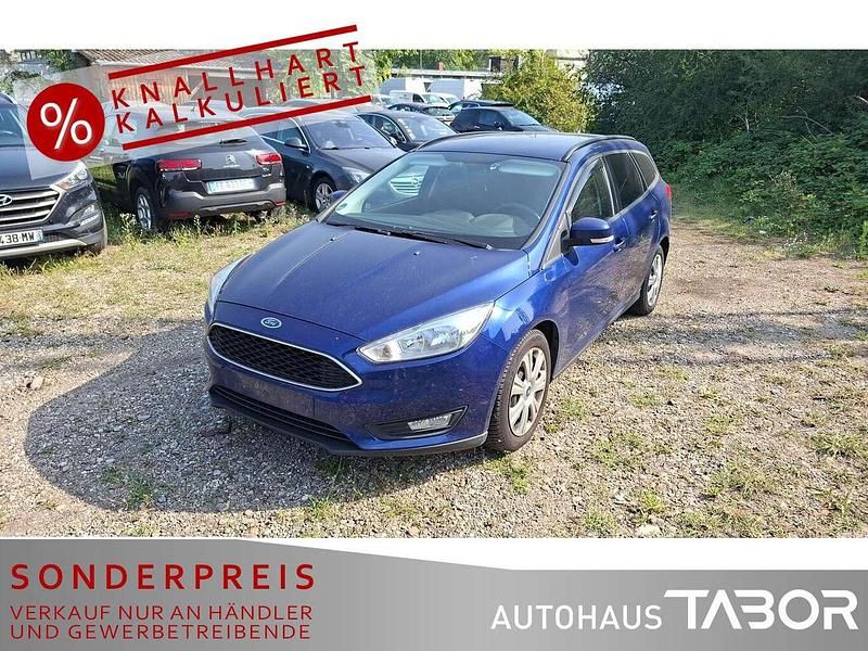 Indicblau metallic Gebraucht 2016 Ford Focus Business Edition Kombi | 4.385 € (Superpreis) - Bild 1/4