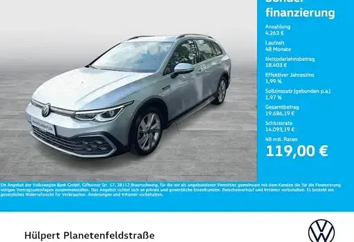 Gebraucht VW Golf Alltrack 200 PS (147 kW) 2022 Silber Kombi