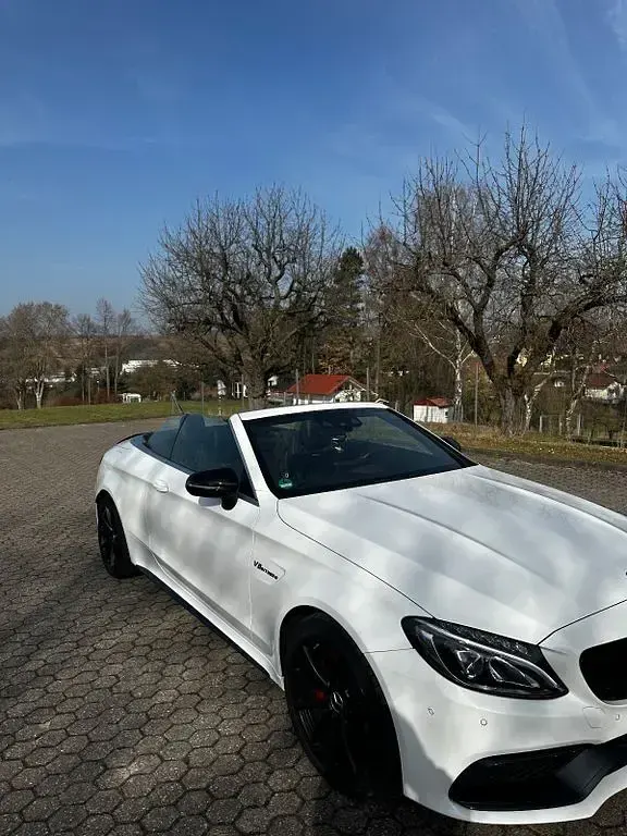 Gebraucht Mercedes C63 AMG AMG 476 PS (350 kW) 2018 Weiß Cabrio
