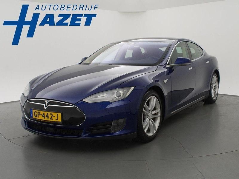 Blau Gebraucht 2015 Tesla Model S Kleinwagen | 13.900 € (Fairer Preis) - Bild 1/4