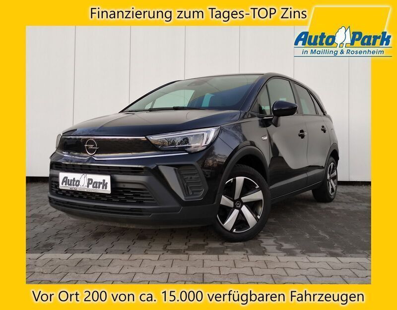 Schwarz Gebraucht 2021 Opel Crossland X SUV | 12.949 € (Superpreis) - Bild 1/3