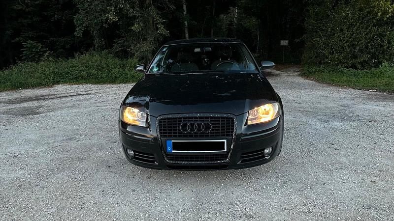 Schwarz Gebraucht 2007 Audi A3 S-Line Coupé | 3.600 € (Guter Preis) - Bild 1/4