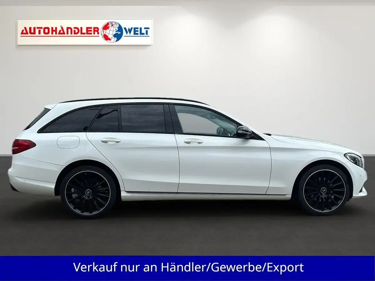 Gebraucht Mercedes C220 AMG line 170 PS (125 kW) 2015 Weiß Kombi