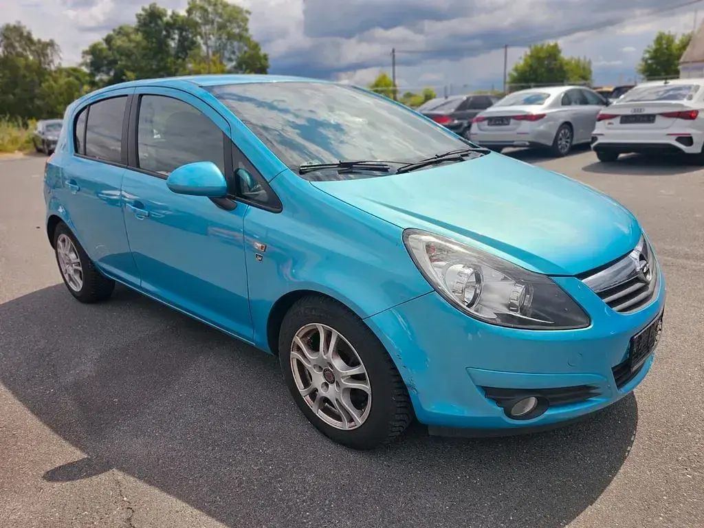 Gebraucht Opel Corsa Edition 87 PS (63 kW) 2010 Blau Kleinwagen