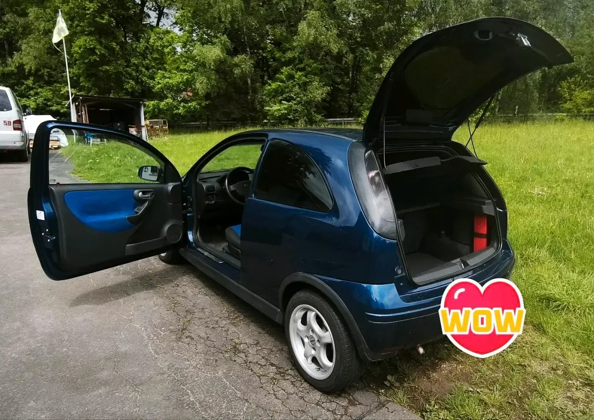 Używany Opel Corsa 60 KM (44 kW) 2005 Niebieski Hatchback