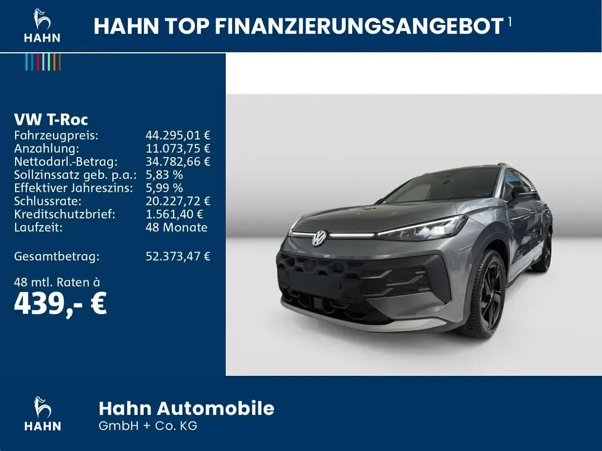 Neu VW T-Roc Style 116 PS (85 kW) 2026 Grenadillschwarz metallic SUV