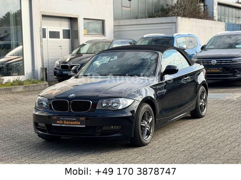 Gebraucht BMW 118 Cabriolet Advantage 143 PS (105 kW) 2009 Saphirschwarz Cabrio