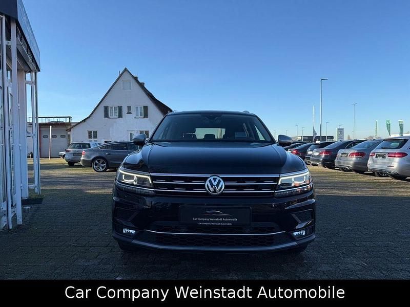 Gebraucht VW Tiguan Allspace Highline 190 PS (139 kW) 2018 Schwarz SUV