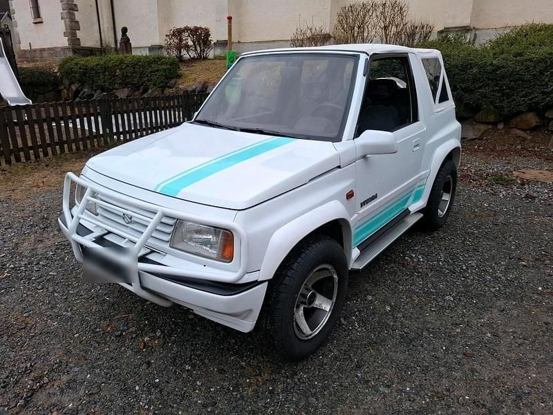Gebraucht Suzuki Vitara 80 PS (58 kW) 1991 Weiß Cabrio
