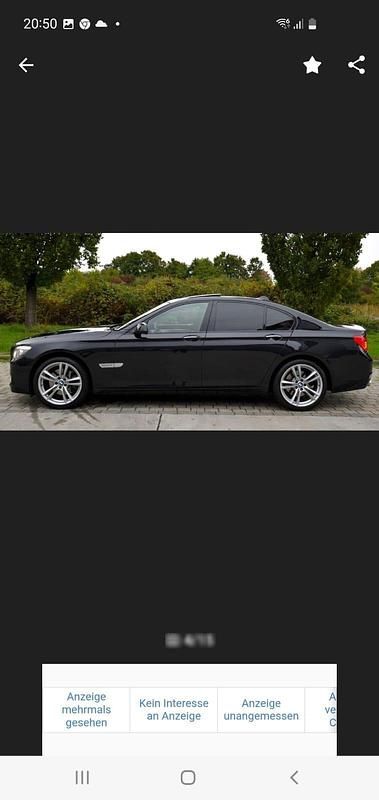 Gebraucht BMW 730 M Sport 245 PS (180 kW) 2011 Schwarz Limousine