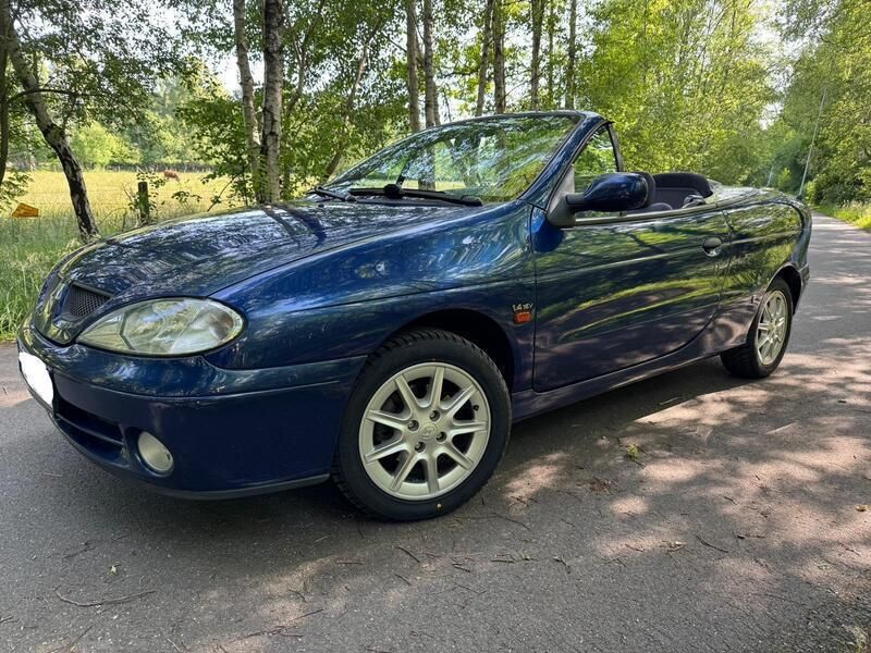 Blau Gebraucht 1999 Renault Mégane Cabriolet Cabrio | 3.499 € (Fairer Preis) - Bild 1/4