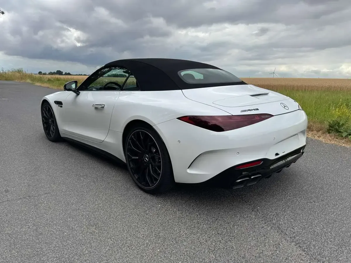 Gebraucht Mercedes SL55 AMG AMG 476 PS (350 kW) 2024 Weiß Cabrio