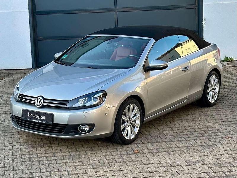 Tungsten silver Gebraucht 2012 VW Golf Cabriolet Exclusive Cabrio | 13.270 € (Fairer Preis) - Bild 1/4