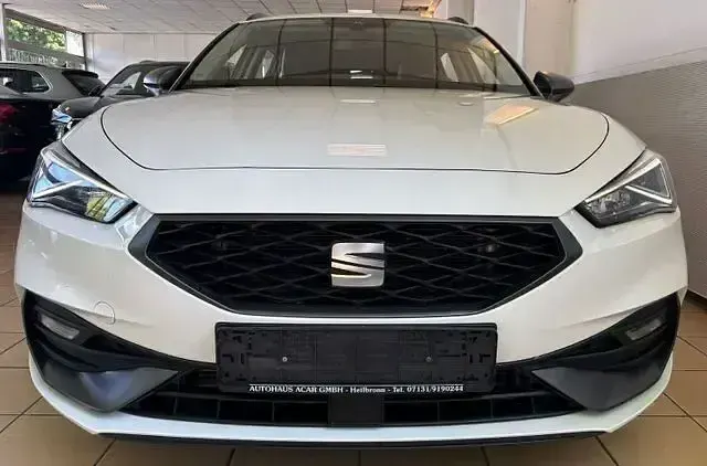 Usata Seat Leon FR 150 CV (110 kW) 2021 Bianco Station wagon