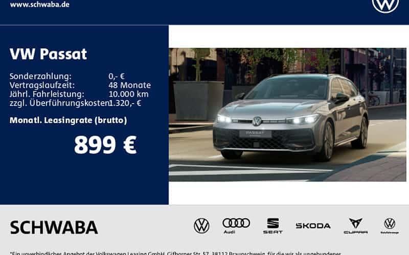 Grau Neu 2025 VW Passat R-line Kombi | 59.990 € - Bild 1/4