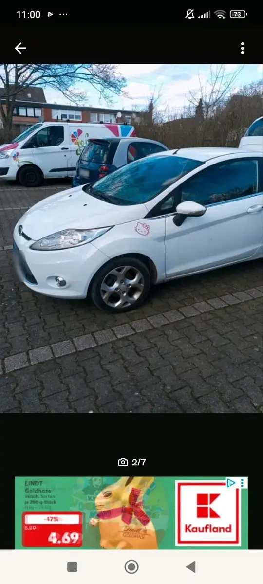 Gebraucht Ford Fiesta 120 PS (88 kW) 2009 Weiß Coupé