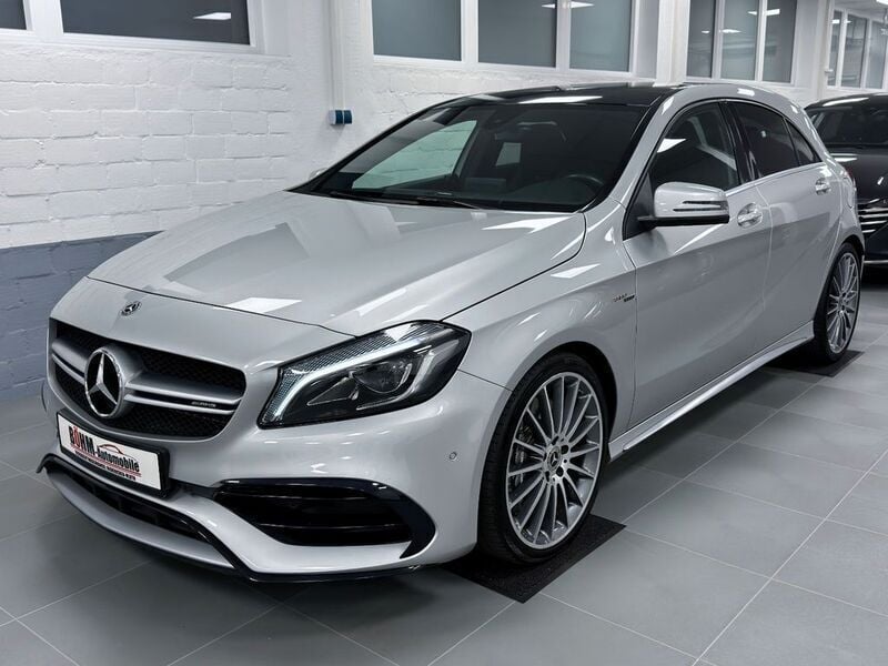 Silber Gebraucht 2017 Mercedes A45 AMG AMG Limousine | 29.900 € (Guter Preis) - Bild 1/4