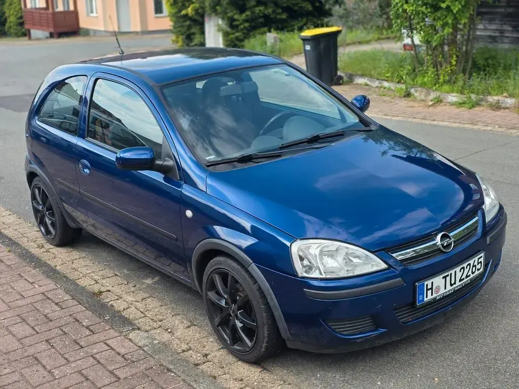 Gebraucht Opel Corsa Enjoy 75 PS (55 kW) 2004 Blau Kleinwagen