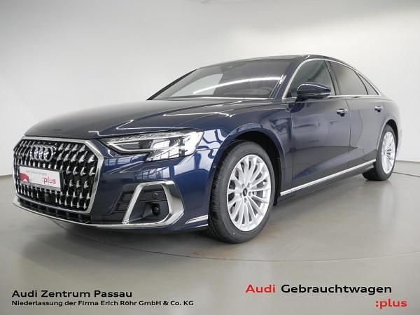 Blau (firmamentblau) Gebraucht 2024 Audi A8 Ambiente Limousine | 64.700 € (Superpreis) - Bild 1/4