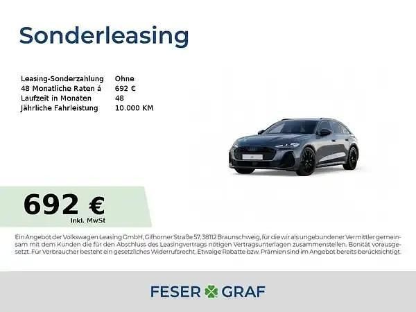 Horizontblau metallic Neu 2025 Audi A5 Ambiente Kombi | 63.280 € (Superpreis) - Bild 1/4